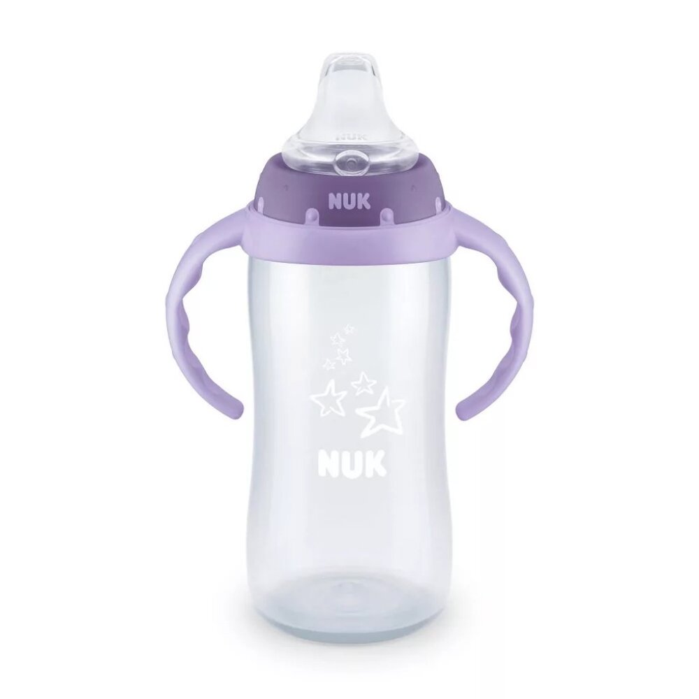 NUK Large Learner Fashion Cup with Tritan – 10 oz Spill‑Proof Sippy Cup - NWT